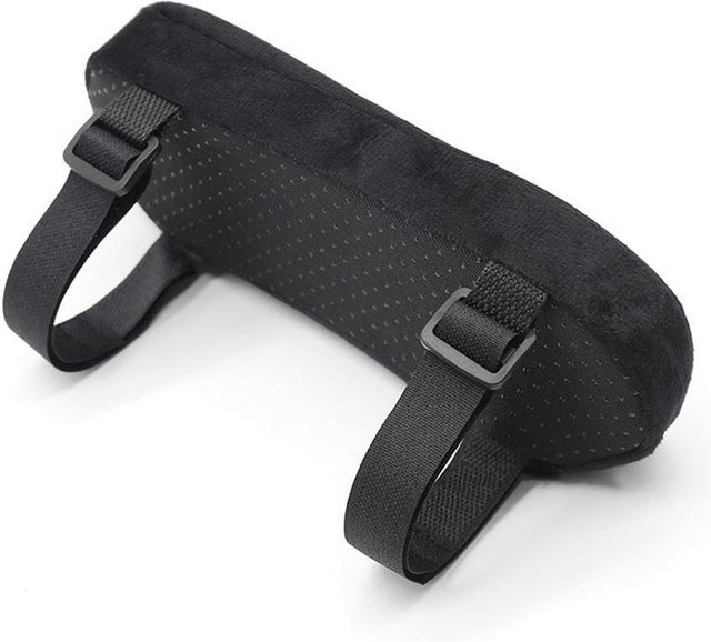 Armlehnenbezug aus Memory-Schaum für Bürostühle, bequemes Ellbogenkissen in Schwarz - Bild 1