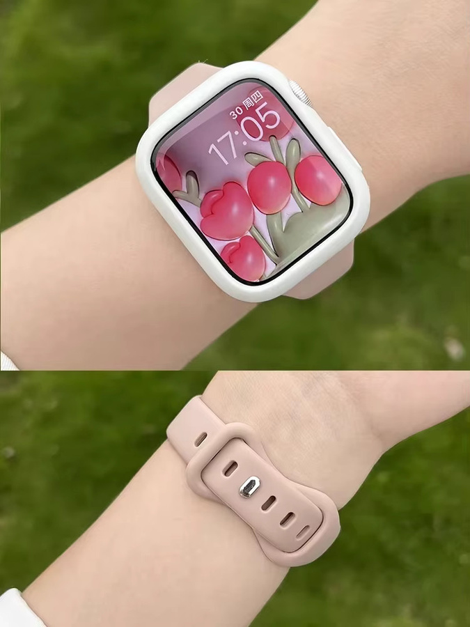 Uhrenarmband Silikon, Apple Watch, Unisex, Bunt - Bild 2