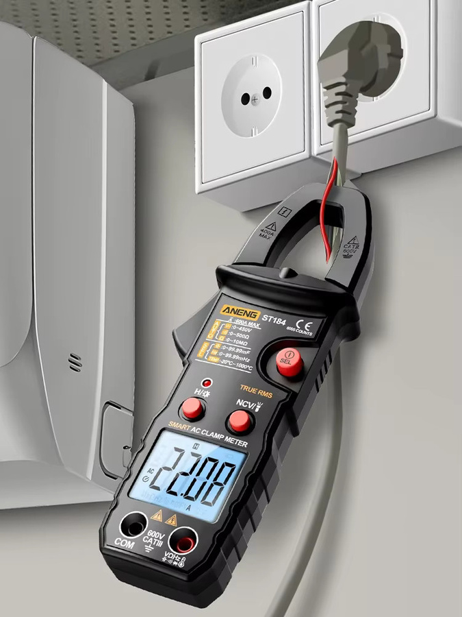 ANENG ST184 Plus BT173 Multimeter und Zangenamperemeter Set mit HD-Bildschirm und Batterietester für AC-Spannung - Bild 4