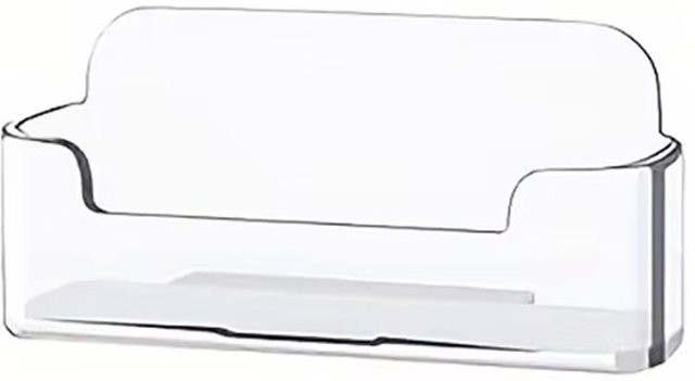 Transparenter Visitenkartenhalter aus Acryl für 30 bis 40 Visitenkarten - Bild 1