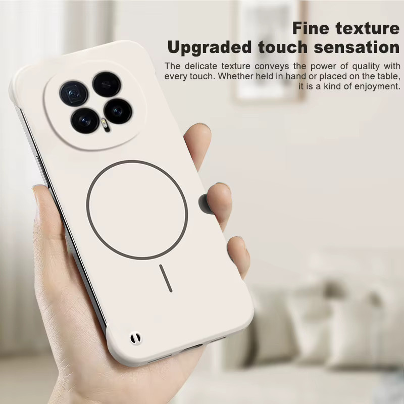 Ultradünnes magnetisches Gehäuse für Honor Magic 8 7 6 5 Pro X9C X9D in Weiß mit Magsafe-Kompatibilität - Bild 4