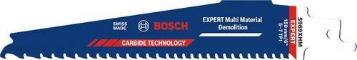 Bosch EXPERT Multi Material Demolition S969XHM Säbelsägeblatt Set mit Hartmetallspitze für Holz und Metall, 10-teilig, Blau - Bild 1