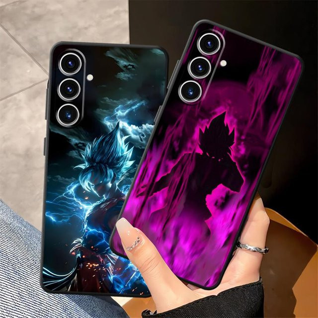 Dragon Ball Art Goku Handyhülle für Samsung Galaxy A-Serie in Schwarz - Bild 1