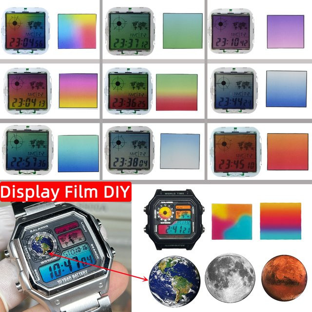 Casio Farbdisplay-Folie für AE-1200 AE-1300, Bunt, Unisex - Bild 1