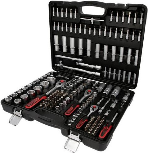 KS Tools Steckschlüsselsatz 179-teilig aus Chrome Vanadium in Silber - Bild 1