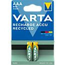 Varta Rechargeable AAA Akku Recycled NiMH 800 mAh, 2 Stück - Bild 2
