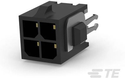 TE Connectivity Micro-MATE-N-LOK Leiterplattensteckverbinder Schwarz, Rastermaß: 3 mm, Polzahl: 79, 3-794681-4 - Bild 1