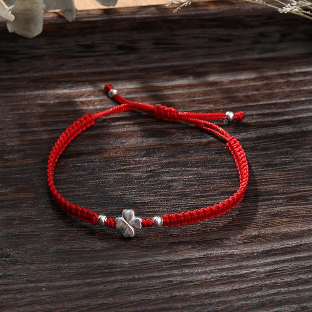 La Monada Armband, 925 Silber, Blume, rot, Damen, 16-22 cm - Bild 1