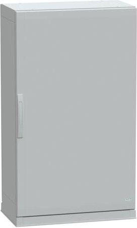 Schneider Electric Polyestergehäuse PLAZ mit Sockelrahmen und offenem Boden, Farbe: Grau, B/T/H: 1250 x 750 x 420 cm, IP54 - Bild 1