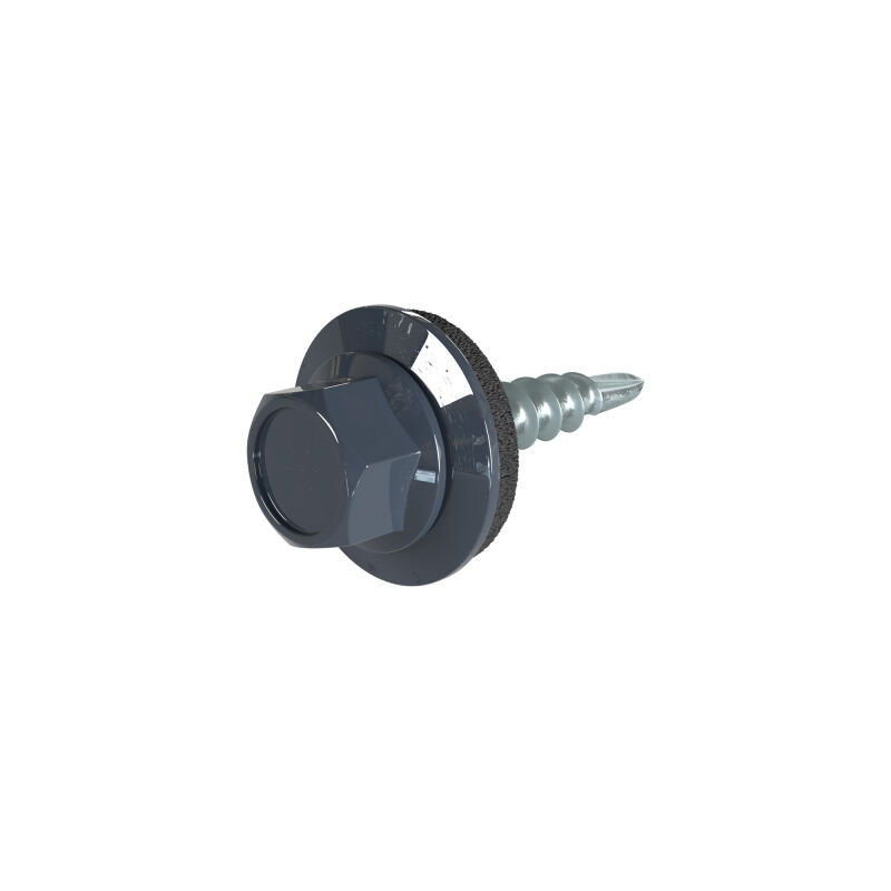 Friedrich von Lien AG Sechskant Systemschrauben aus Stahl, verzinkt, Selbstbohrend, 100 Stück, Durchmesser: 4,8 mm, Länge: 20 mm - Bild 1