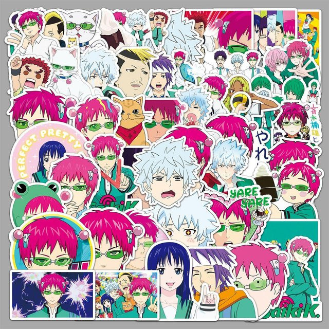 Binchi The Disastrous Life Of Saiki K Aufkleber, 1050 Stück, ab 14 Jahre - Bild 1