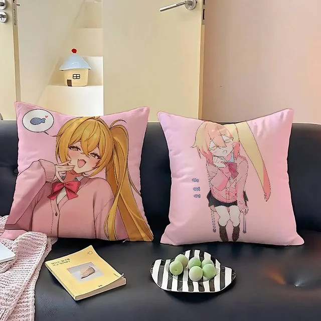 Beast Kingdom A-Akita Neru Kawaii Kissenbezug aus Plüsch in Pink, quadratisch, B/B/H: 40 x 40 x 40 cm - Bild 1
