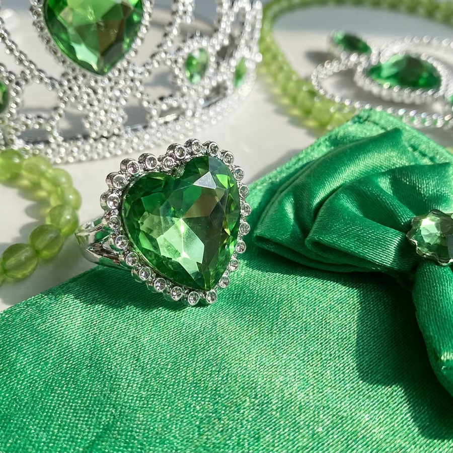 TPMG Prinzessin Mädchen-Kostüm-Set, Grün, Set / Bundle - Bild 2
