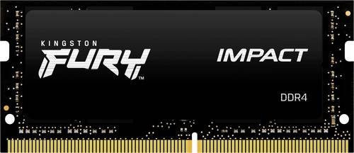 Kingston FURY Impact DDR4 Laptop-Arbeitsspeicher Modul 8GB 3200MHz SO-DIMM Schwarz - Bild 1