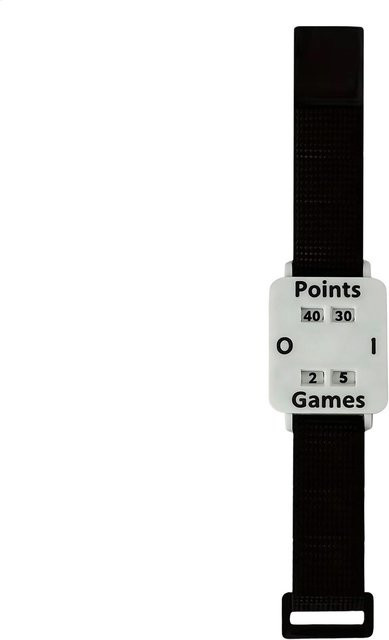 Tennis-Scorekeeper-Armband mit großem Bildschirm in Schwarz für Tennis und Sporttraining - Bild 1