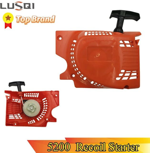 LUSQI Rückstoßstarter für Benzin-Kettensägen zur Motorreparatur passend für Modelle 4500 5200 5800 (45cc, 52cc, 58cc) - Bild 1