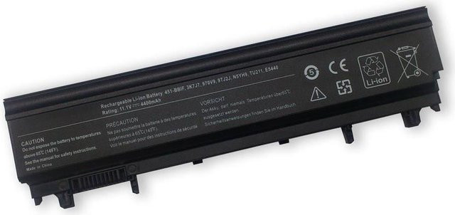 Dell Type VV0NF Laptop-Batterie Lithium-Ionen 6 Zellen 65 Wh Schwarz für Latitude E5440 und E5540 (NVWGM) - Bild 1