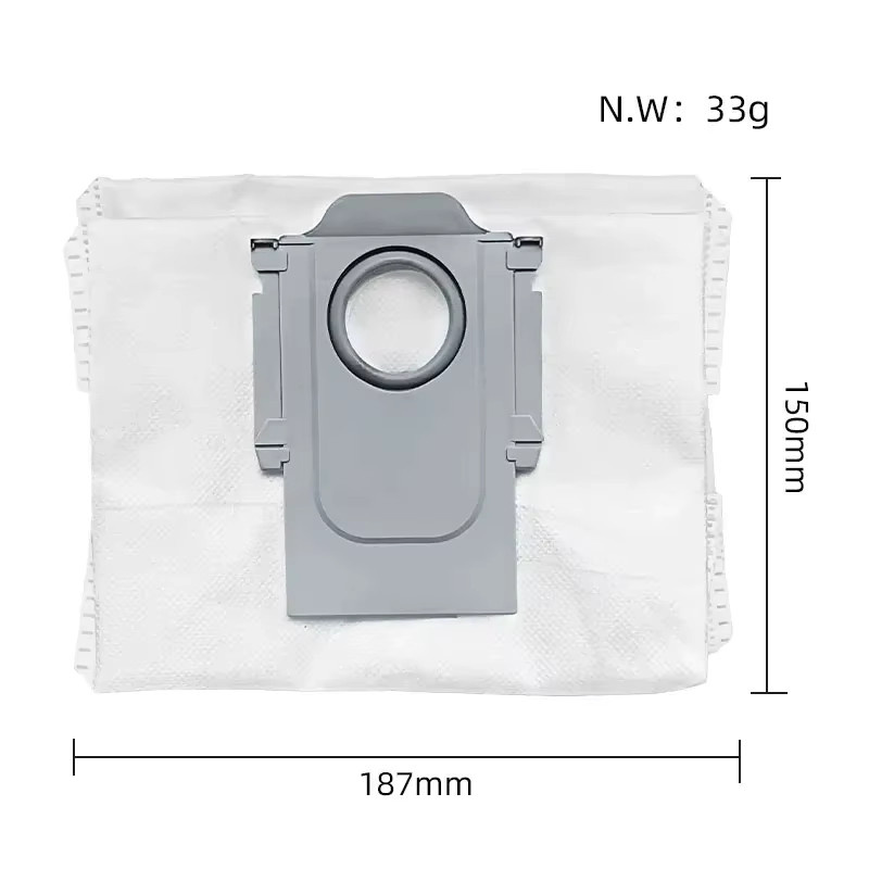 Roborock Staubbeutel-Zubehör Set in Weiß für S7 MaxV Ultra, Xiaomi S7 Pro Ultra und S7 MaxV Plus inklusive Hauptbürste für Roboterstaubsauger - Bild 2