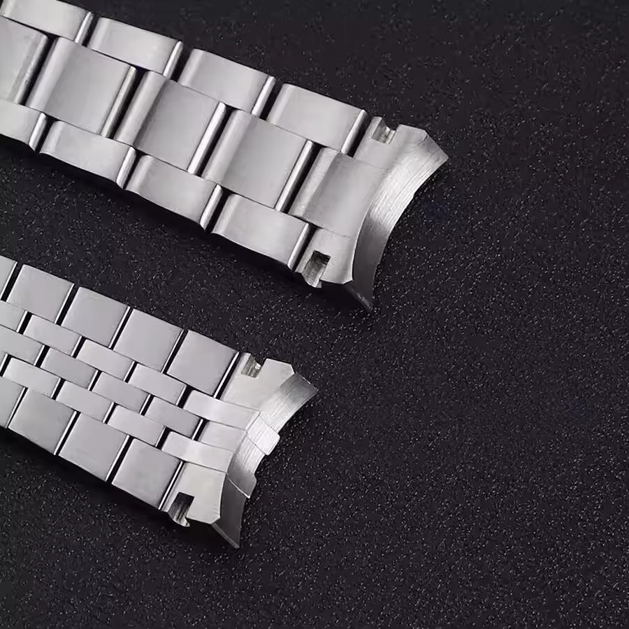Uhrenarmband Edelstahl, Jubilee, 21 mm, 20 mm, Herren, Silber - Bild 4