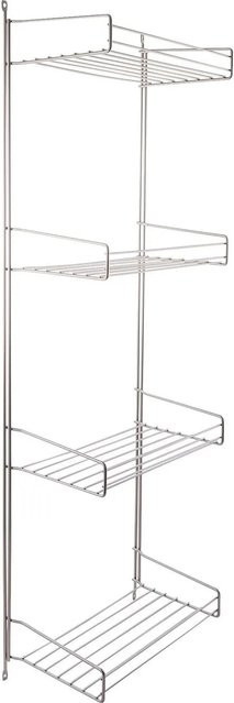 Vauth-Sagel Besenschrankhalterung aus Stahl in Silber, B/T/H: 27,4 x 16,5 x 85,8 cm - Bild 1