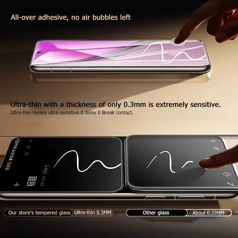 Gehärtetes Glas Display Schutz für Realme P1 P3 Pro P3x V60 Pro V50s C73 C71 C75 C75x C63 C61 C65 C67 C55 C35 C33 in Transparent - Bild 4