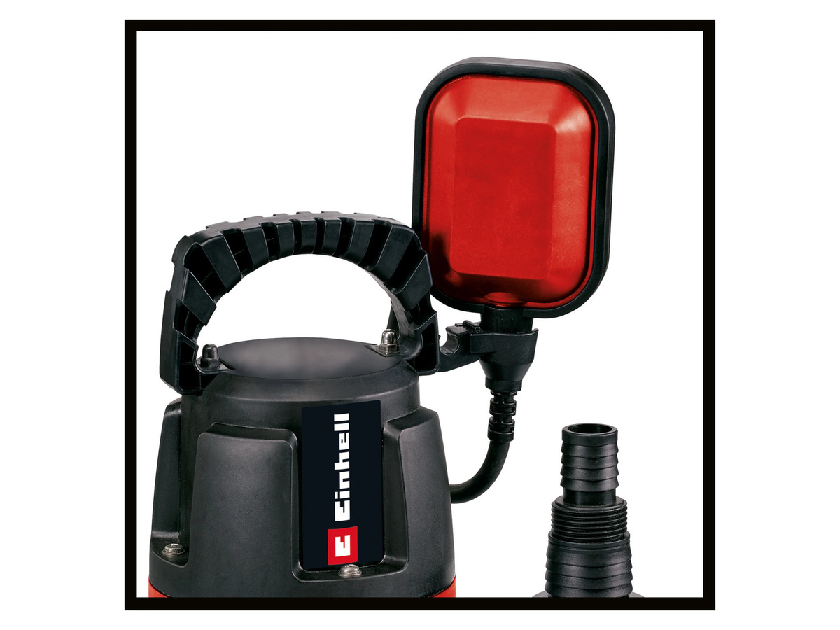 Einhell Tauchpumpe GC-SP 3580 LL in Schwarz-Rot mit 8000 l/h Förderleistung und 7,5 m Förderhöhe - Bild 4