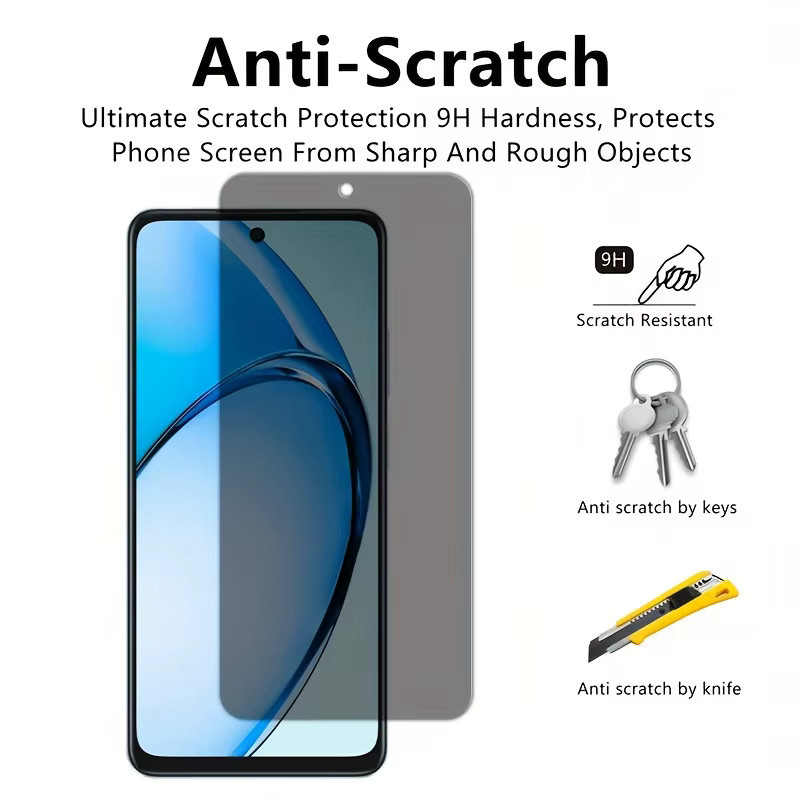 3er Set Displayschutzfolien aus gehärtetem Glas für verschiedene OPPO Modelle in Transparent - Bild 2
