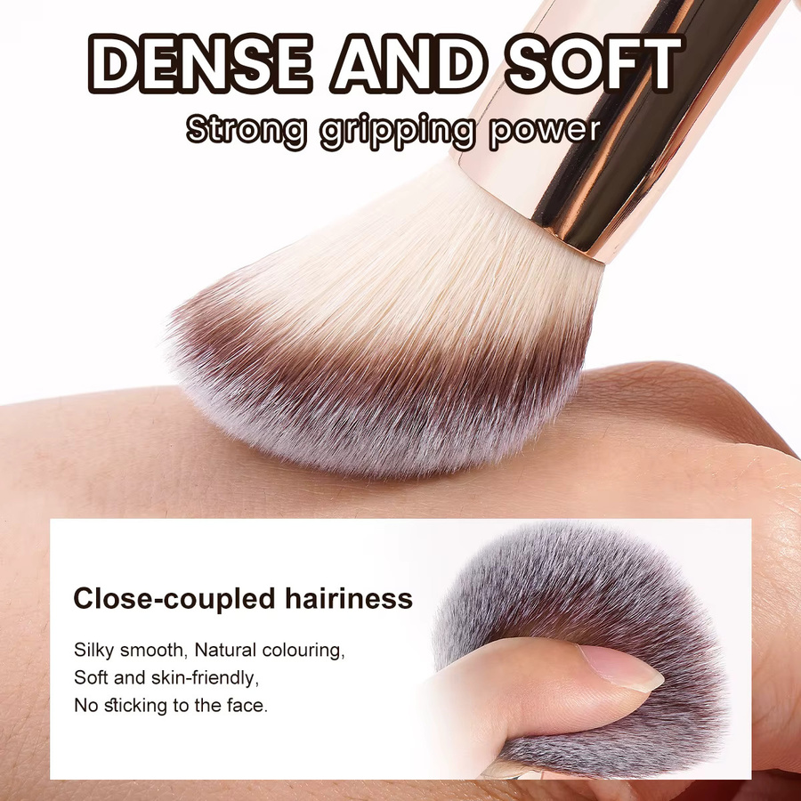 MAANGE Make-up-Pinsel, Doppelkopf, weiches Faserhaar, Unisex - Bild 3