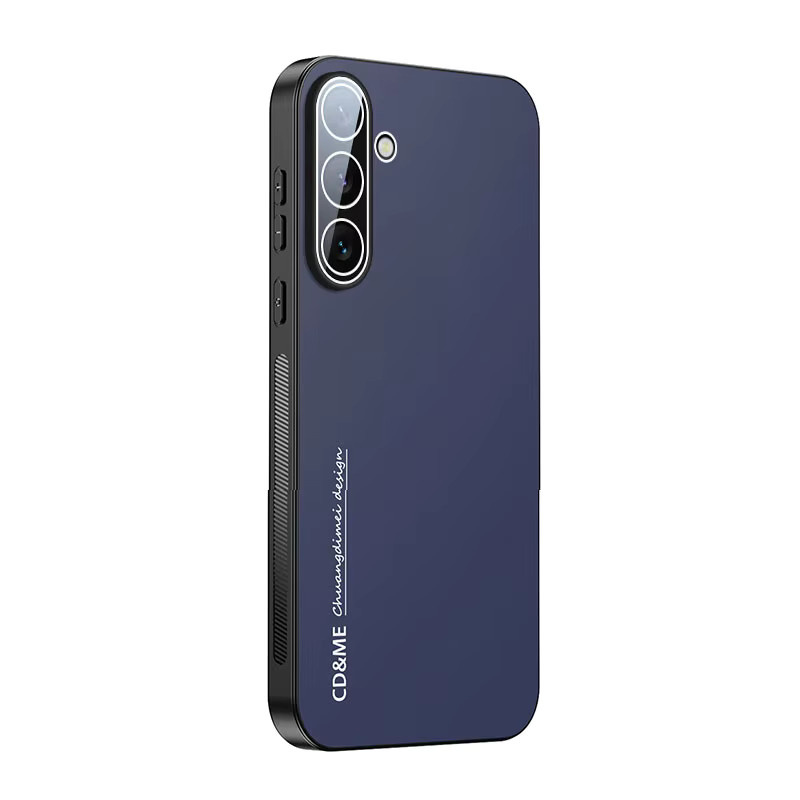 Samsung Schutzhülle mit mattem AG-Überzug und Objektivschutz für Galaxy A06 A16 A26 A36 A56 in Blau - Bild 6