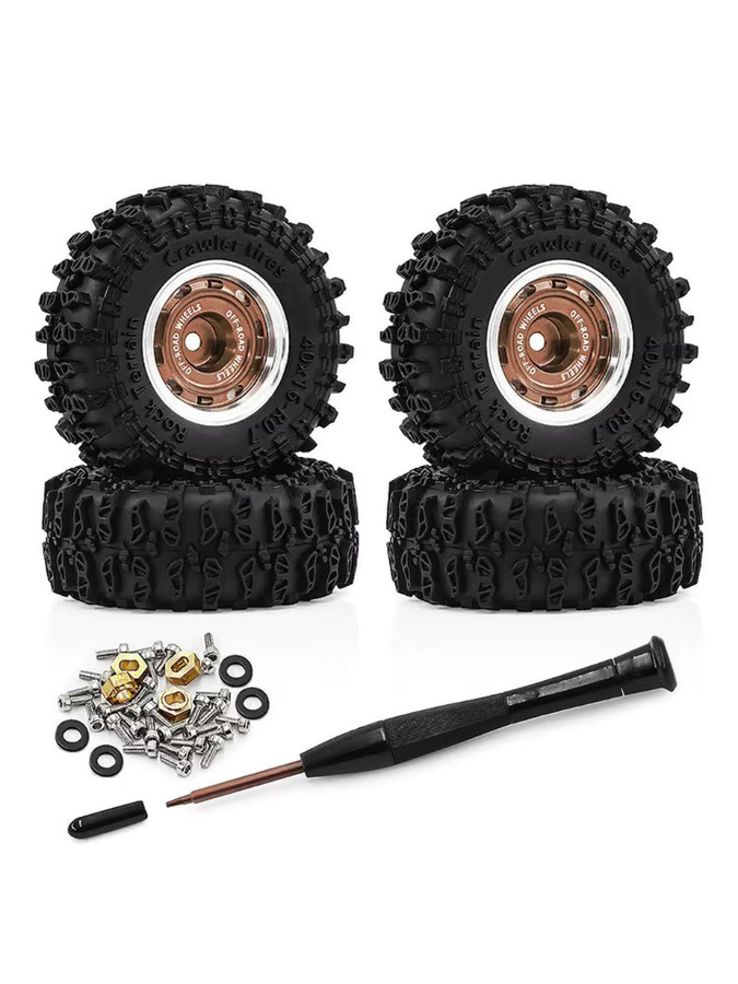 Axial Beadlock-Räder & -Reifen, 4-teiliges Set, 0,7 Zoll (40 mm) - Bild 5