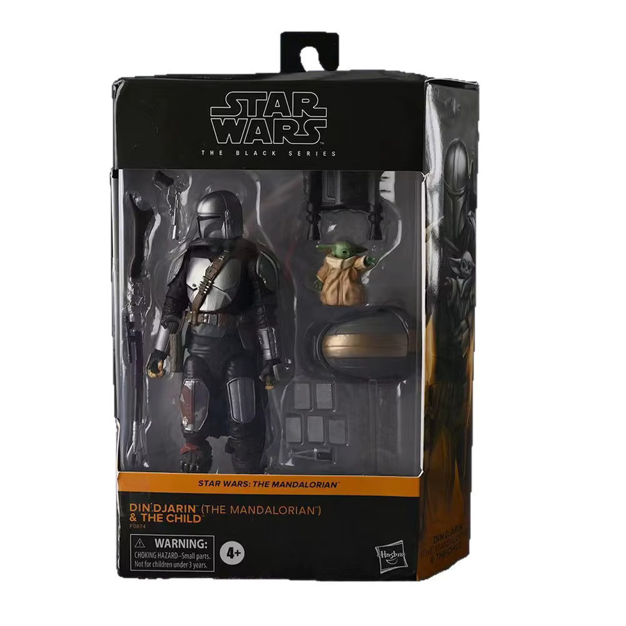 Bandai Star Wars The Black Series Din Djarin Der Mandalorianer und das Kind Baby Yoda, Actionfigur, mit beweglichen Gelenken, ab 4 Jahren - Bild 2