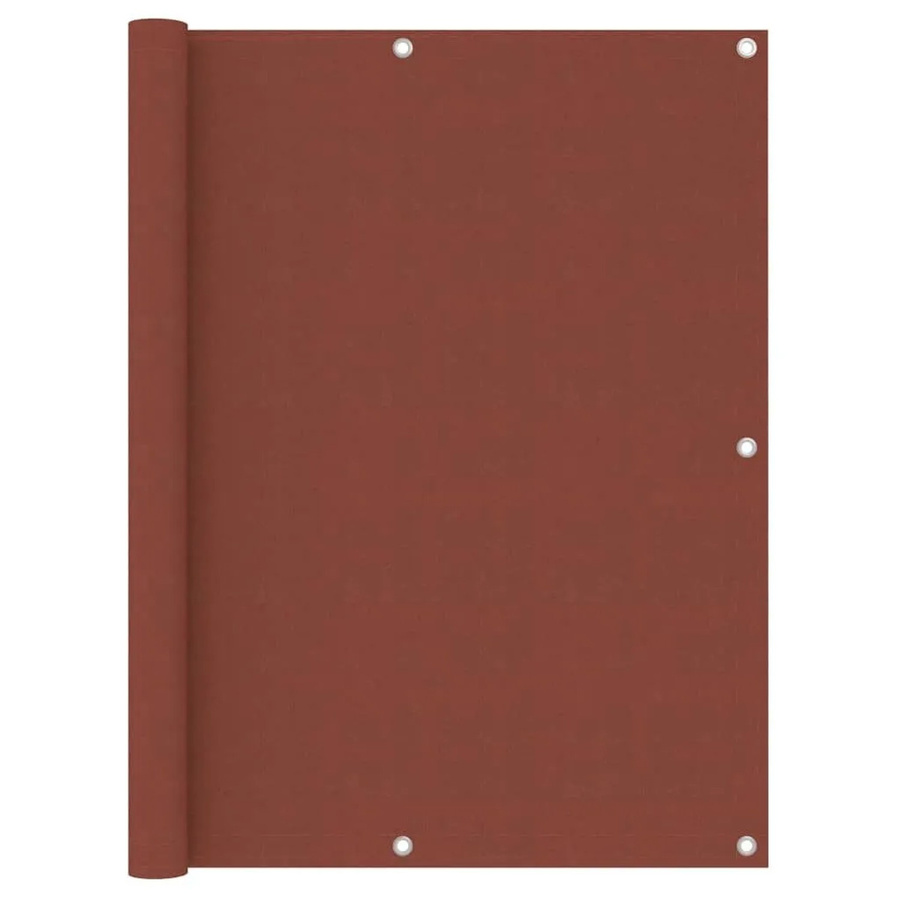 vidaXL Balkon-Sichtschutz aus PU-beschichtetem Oxford-Gewebe in Terracotta-Rot, B: 300 cm, H: 120 cm - Bild 2