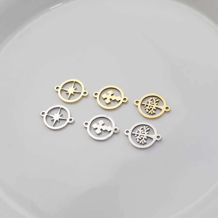 Armband Verbinder Charms, Edelstahl, Mädchen - Bild 1
