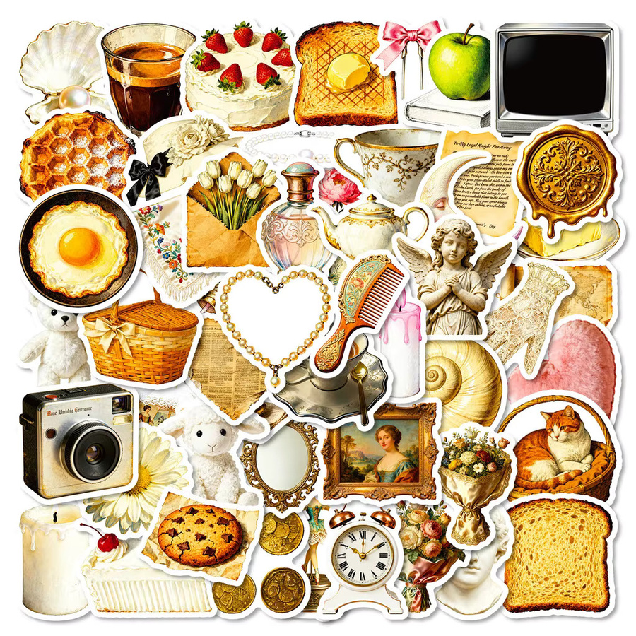 56 Stück Koreanische Good Morning Cartoon Aufkleber im Ins-Stil, Mehrfarbig, für Tagebuch und Gepäck - Bild 3