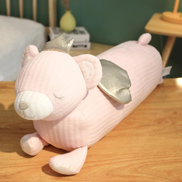 Yiran Health & Beauty Kronenbär Plüschtier, 50cm, Rosa / Pink - Bild 1