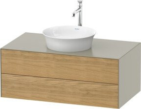 Duravit Waschtischunterschrank White Tulip in White, wandhängend, B/T: 100 x 55 cm - Bild 1