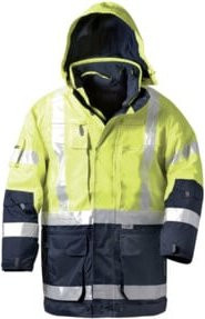 Elysee Warnparka Jekyll in Gelb/Blau, Größe S, nach EN ISO 20471 Klasse 3 - Bild 1