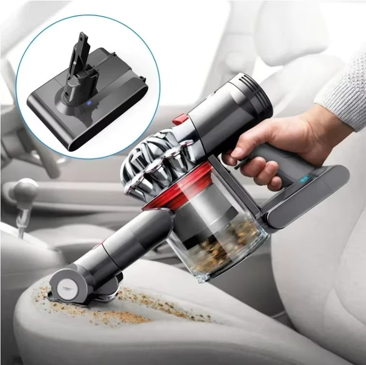 Original Ersatzakku für Dyson V7, 12800mAh Lithium-Ionen-Akku, kompatibel mit Motorhead Pro Trigger, V7 Animal, Car+Boat und Fluffy SV11 - Bild 3