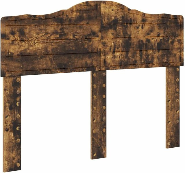 vidaXL Kopfteil für das Bett in Geräucherte Eiche, Farbe Braun, Breite: 138 cm - Bild 1