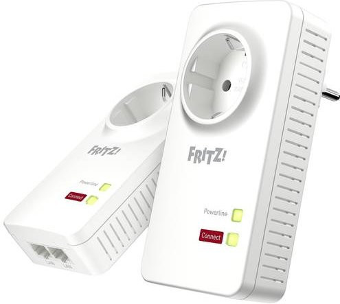 AVM FRITZ!Powerline 1220 Set LAN Powerline Starter Kit in Weiß - Bild 1