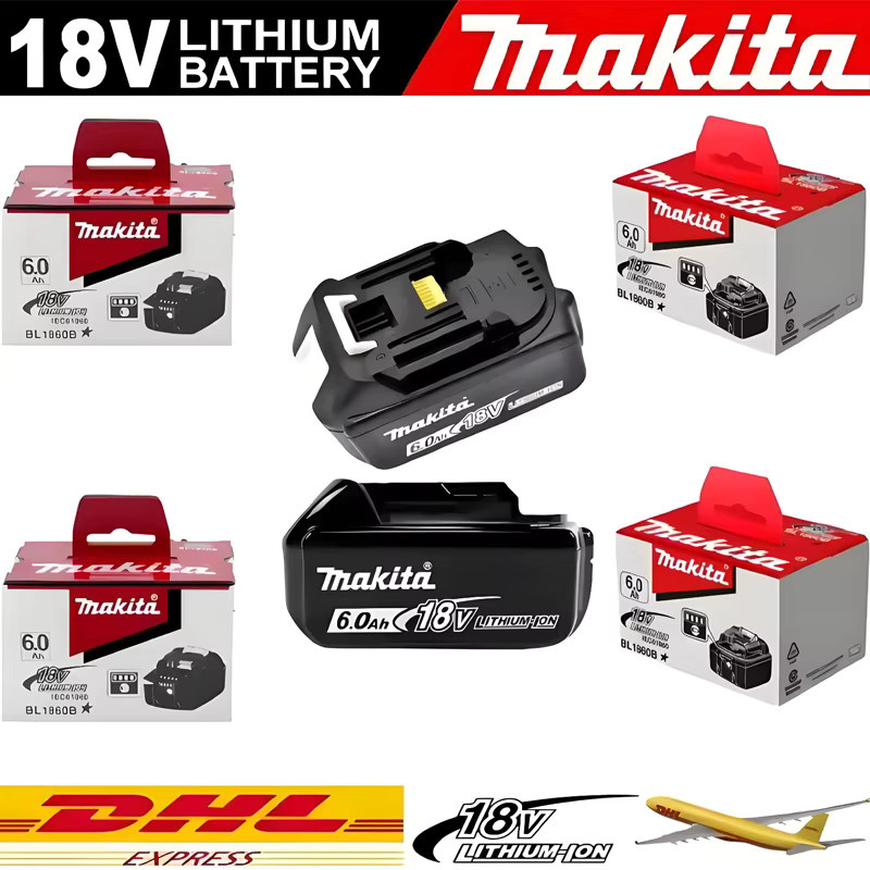 Makita 18V 6,0Ah Lithium-Ionen Akku in Schwarz für Elektrowerkzeuge - Bild 2