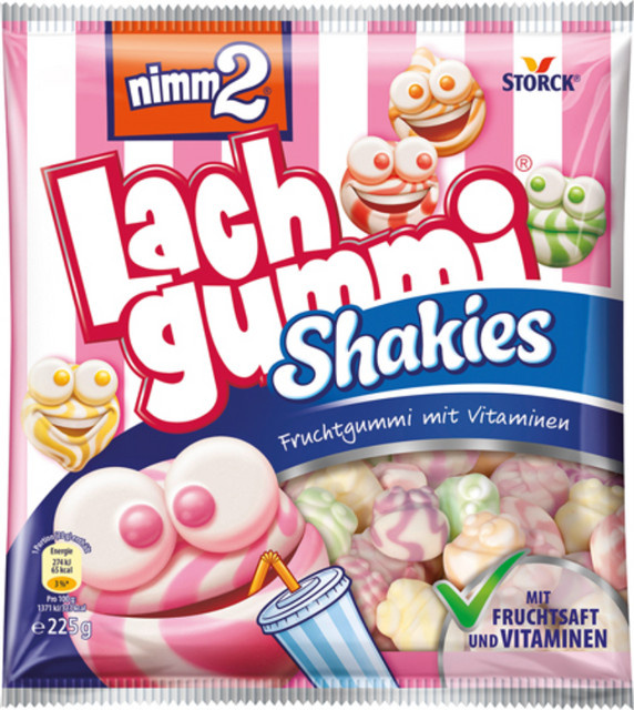 Storck nimm2 Lachgummi Shakies 225 g - Bild 1
