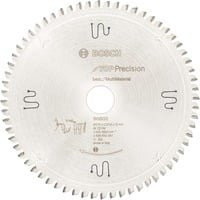 Bosch Kreissägeblatt Top Precision Best for Multi Material, Farbe: Silber, Durchmesser: 216 mm, Zähne: 64, Carbide Tipped - Bild 1