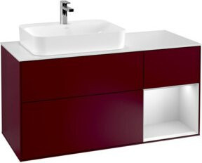 V&B Waschtischunterschrank Finion in Weiß lackiert, Breite: 120 cm, Tiefe: 50,1 cm, Höhe: 50,1 cm - Bild 1