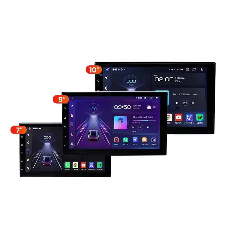 Junsun Universelles CarPlay und Android Auto Autoradio mit GPS in Schwarz für VW, Fiat, Renault, Nissan und Peugeot - Bild 5