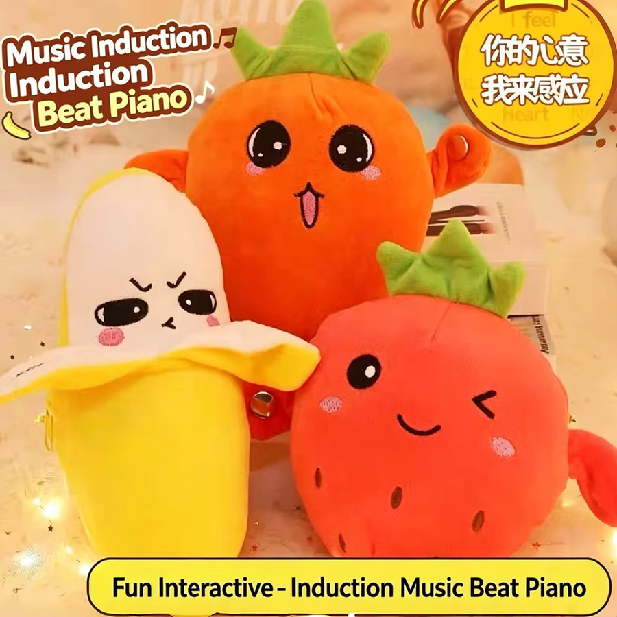 Bandai Musik-Rhythmus-Plüschpuppe in Bananenform, Plüsch / Textil, ab 3 Jahre - Bild 2