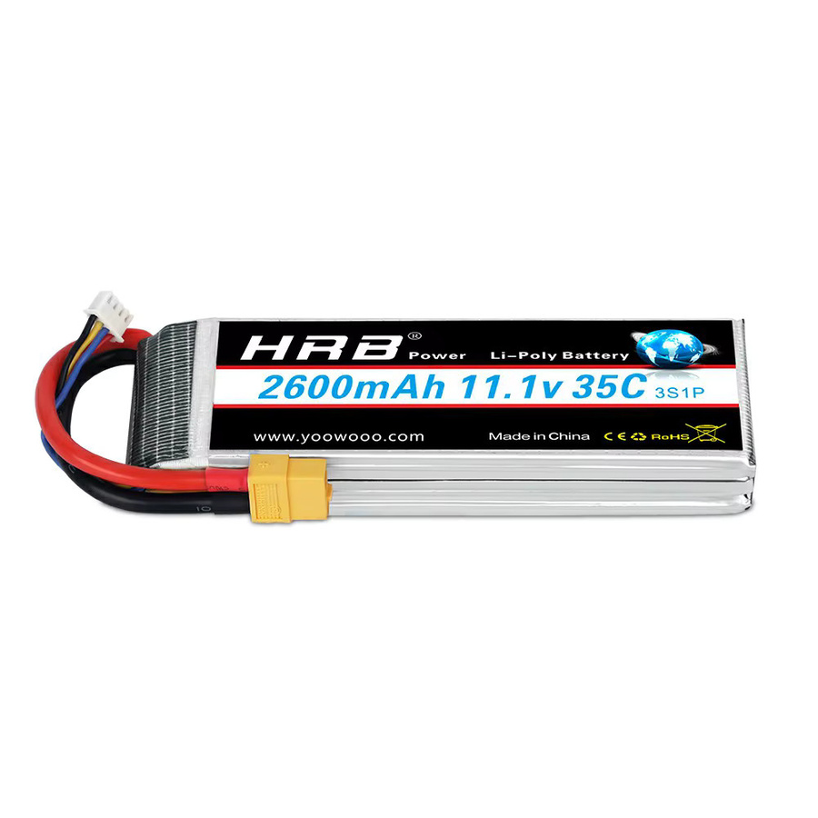 HRB Lipo-Akku 2600mAh 11,1V 35C XT60 - Bild 5