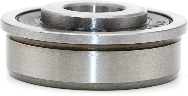 4er-Set DALUO Flanschlager F6202-12-2RS, Farbe: Silber, B/T/H: 12 x 35 x 11 mm, ABEC-1 - Bild 1