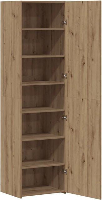 vidaXL Highboard Set 2 Stück Artisan-Eiche modern B/T/H: 50 x 42,5 x 185 cm - Bild 1