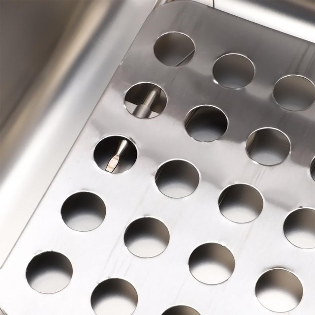 Fishine Elektrischer Frittierer aus Edelstahl mit 6L Volumen und 1700W Leistung in Grau - Bild 1